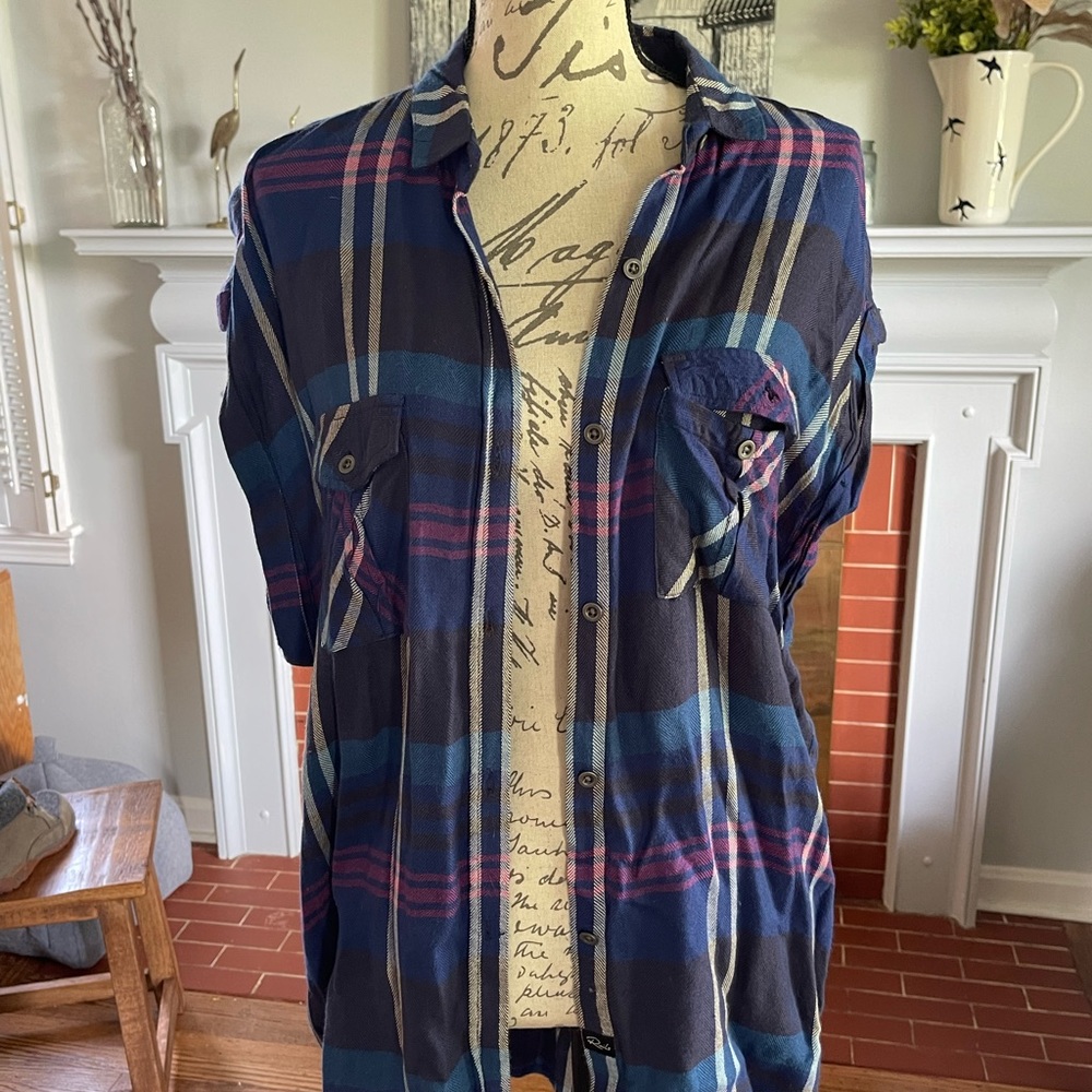 RAILS plaid top mint condition! SMALL